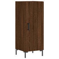 Buffet Chêne marron 34,5x34x90 cm Bois d'ingénierie