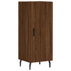 Buffet Chêne marron 34,5x34x90 cm Bois d'ingénierie