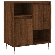 Buffet Chêne marron 60x35x70 cm Bois d'ingénierie