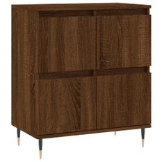 Buffet Chêne marron 60x35x70 cm Bois d'ingénierie