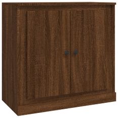 Buffet chêne marron 70x35,5x67,5 cm Bois d'ingénierie