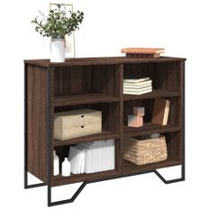 Buffet chêne marron 91x35,5x74,5 cm bois d'ingénierie
