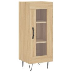 Buffet Chêne sonoma 34,5x34x90 cm Bois d'ingénierie