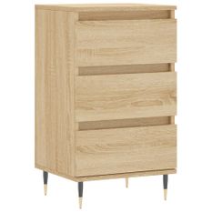 Buffet chêne sonoma 40x35x70 cm bois d'ingénierie