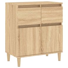 Buffet Chêne sonoma 60x35x70 cm Bois d'ingénierie