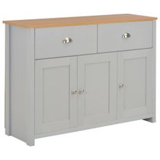 Buffet Gris 112 x 35 x 81 cm