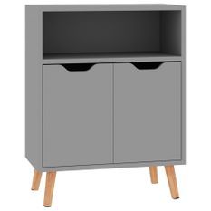 Buffet Gris 60x30x72 cm