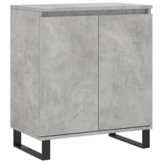 Buffet Gris béton 60x35x70 cm Bois d'ingénierie