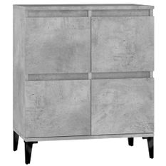 Buffet Gris béton 60x35x70 cm Bois d'ingénierie