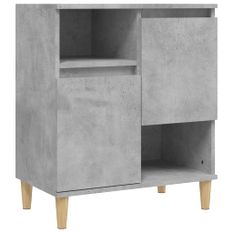 Buffet Gris béton 60x35x70 cm Bois d'ingénierie