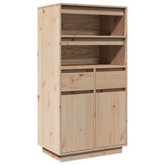 Buffet haut 60x40x116,5 cm Bois massif de pin