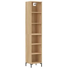 Buffet haut Chêne sonoma 34,5x32,5x180 cm Bois d'ingénierie