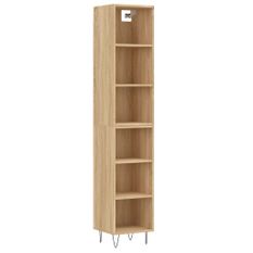 Buffet haut Chêne sonoma 34,5x32,5x180 cm Bois d'ingénierie