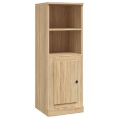 Buffet haut chêne sonoma 36x35,5x103,5 cm bois d'ingénierie