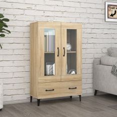 Buffet haut Chêne sonoma 70x31x115 cm Bois d'ingénierie