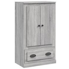 Buffet haut sonoma gris 60x35,5x103,5 cm bois d'ingénierie