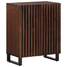 Buffet marron 60x34x75 cm bois massif de manguier