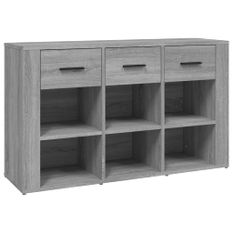 Buffet Sonoma gris 100x30x59,5 cm Bois d'ingénierie