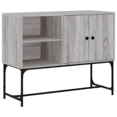 Buffet sonoma gris 100x40x79,5 cm bois d'ingénierie