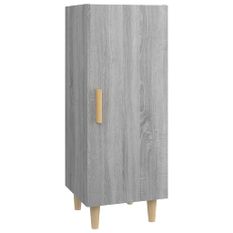 Buffet Sonoma gris 34,5x34x90 cm Bois d'ingénierie 2
