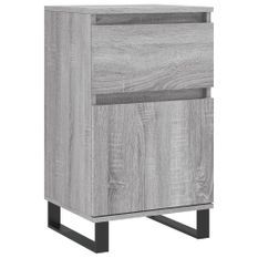 Buffet sonoma gris 40x35x70 cm bois d'ingénierie