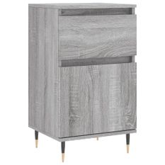 Buffet sonoma gris 40x35x70 cm bois d'ingénierie