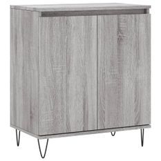 Buffet Sonoma gris 60x35x70 cm Bois d'ingénierie