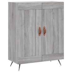 Buffet sonoma gris 69,5x34x90 cm bois d'ingénierie