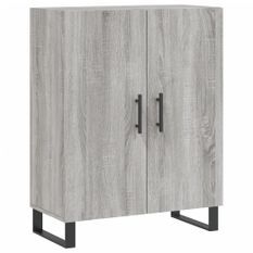 Buffet sonoma gris 69,5x34x90 cm bois d'ingénierie