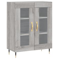 Buffet sonoma gris 69,5x34x90 cm bois d'ingénierie