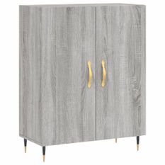 Buffet sonoma gris 69,5x34x90 cm bois d'ingénierie