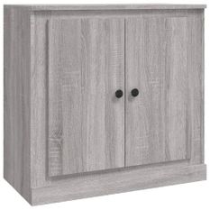 Buffet sonoma gris 70x35,5x67,5 cm bois d'ingénierie