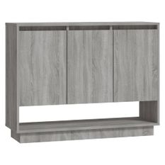 Buffet Sonoma gris 97x31x75 cm