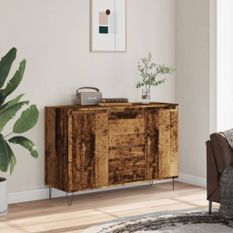 Buffet vieux bois 104x35x70 cm bois d’ingénierie