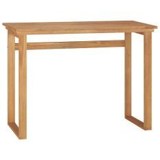 Bureau 100x45x75 cm Bois de teck massif