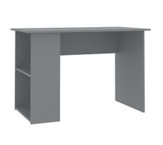 Bureau 2 étagères bois gris Athena