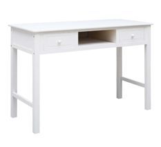 Bureau 2 tiroirs paulownia et peuplier blanc Maho