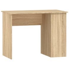 Bureau chêne sonoma 100x55x75 cm bois d'ingénierie