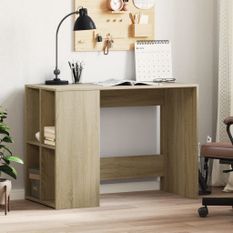 Bureau chêne sonoma 102x50x75 cm bois d'ingénierie