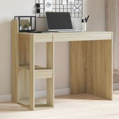 Bureau chêne sonoma 103,5x56,5x94 cm bois d'ingénierie