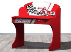 Bureau enfant rouge Formule 1