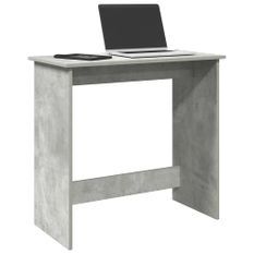 Bureau Gris béton 80x40x75 cm