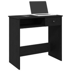 Bureau Noir 80x40x75 cm