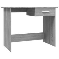 Bureau Sonoma gris 100x50x76 cm Bois d'ingénierie