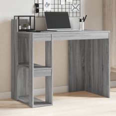 Bureau sonoma gris 103,5x56,5x94 cm bois d'ingénierie