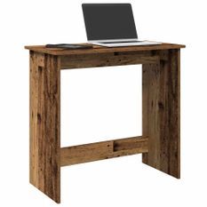 Bureau style vieux bois 80x40x75 cm bois d'ingénierie