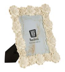 Cadre à fleurs en relief, 23,6 x 2,4 x 28,9 cm (dimensions intérieures 15 x 20 cm)