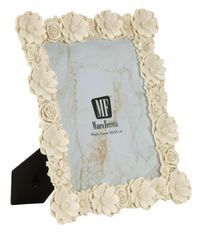 Cadre à fleurs en relief, 28,5 x 2,7 x 34 cm(dimensions intérieures : 20 x 25 cm)