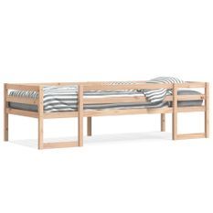 Cadre de lit d'enfant 75x190 cm bois de pin massif