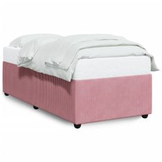 Cadre de lit Rose 80x200 cm Velours